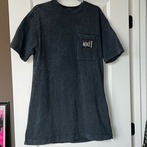Nike T-Shirt Dress Women’s Gray Short Sleeve Mini XS